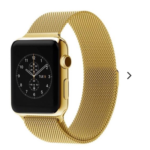 Accessories - New Stainless Steel gold band for Fitbit Ionic